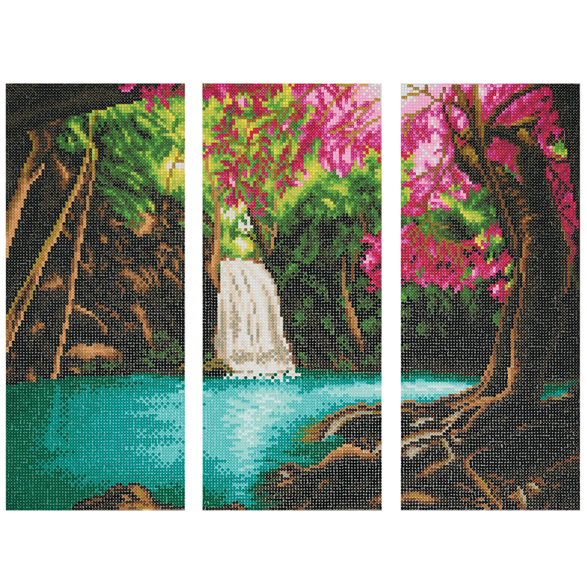Waterfall 3-Panel Diamond Art Kit by Make Market®